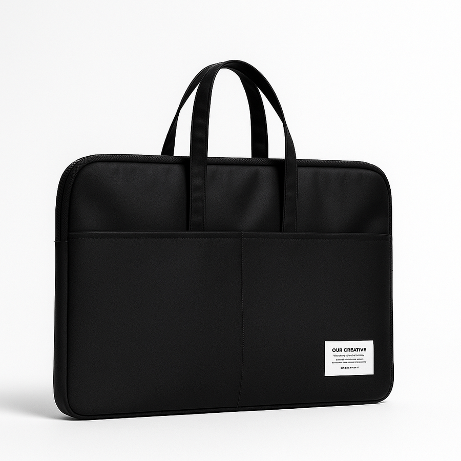 ORA Attache Laptop Bag-Black