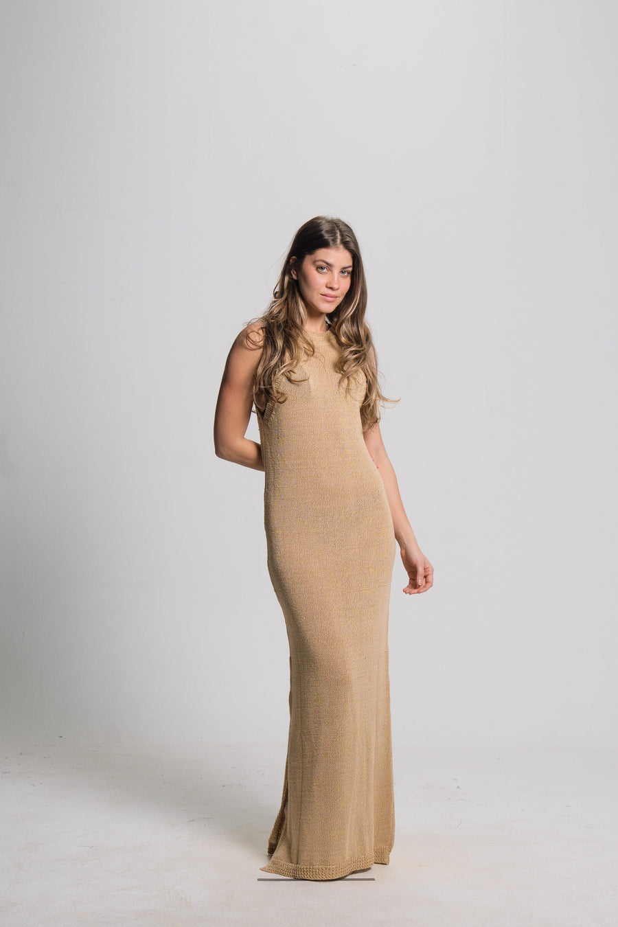 Sheer Knit Dress
