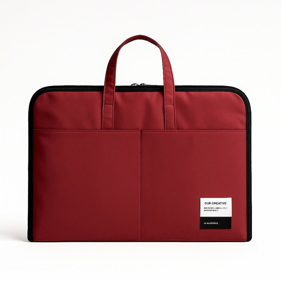 ORA Attache Laptop Bag-berry