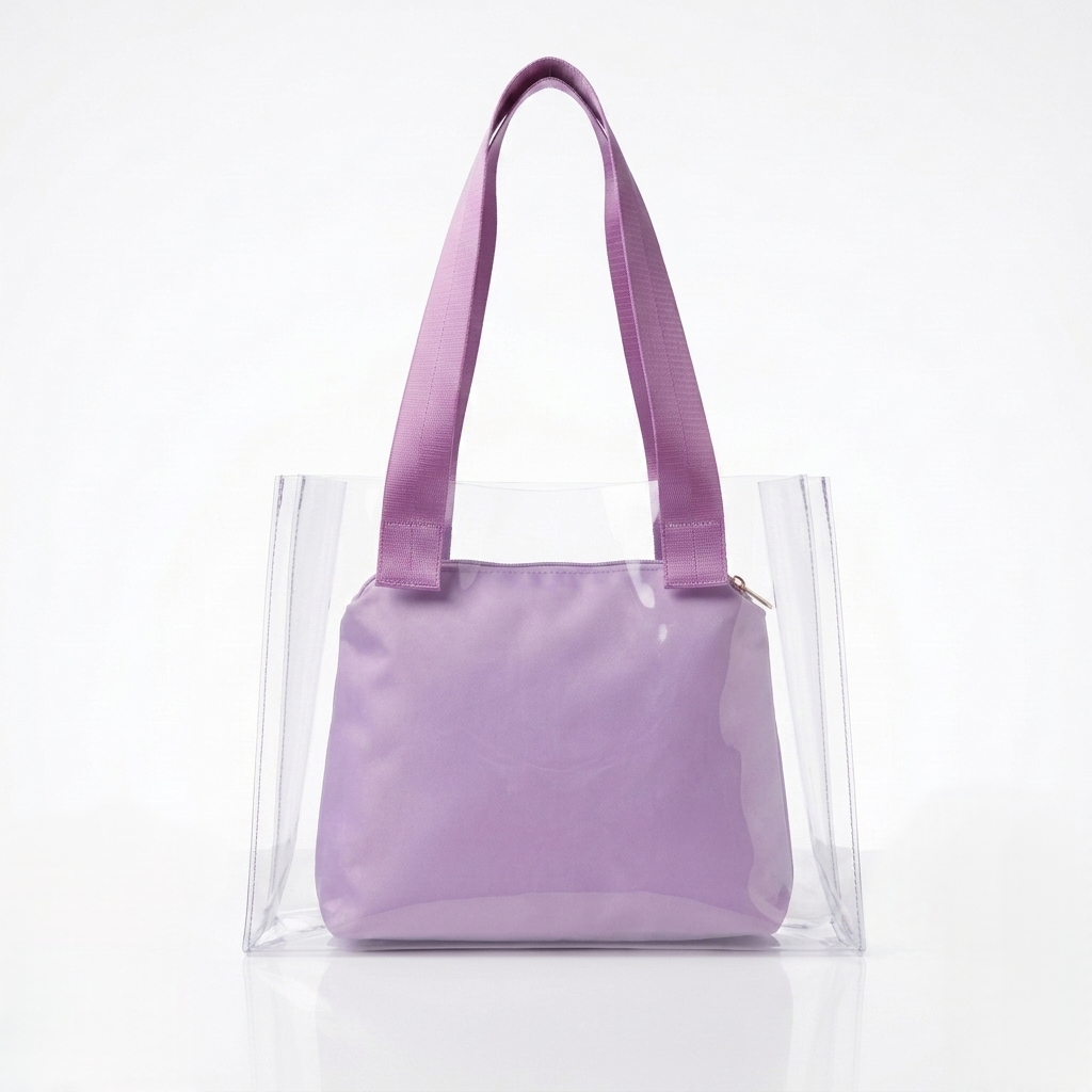 The Lavender Vibe Clear Tote