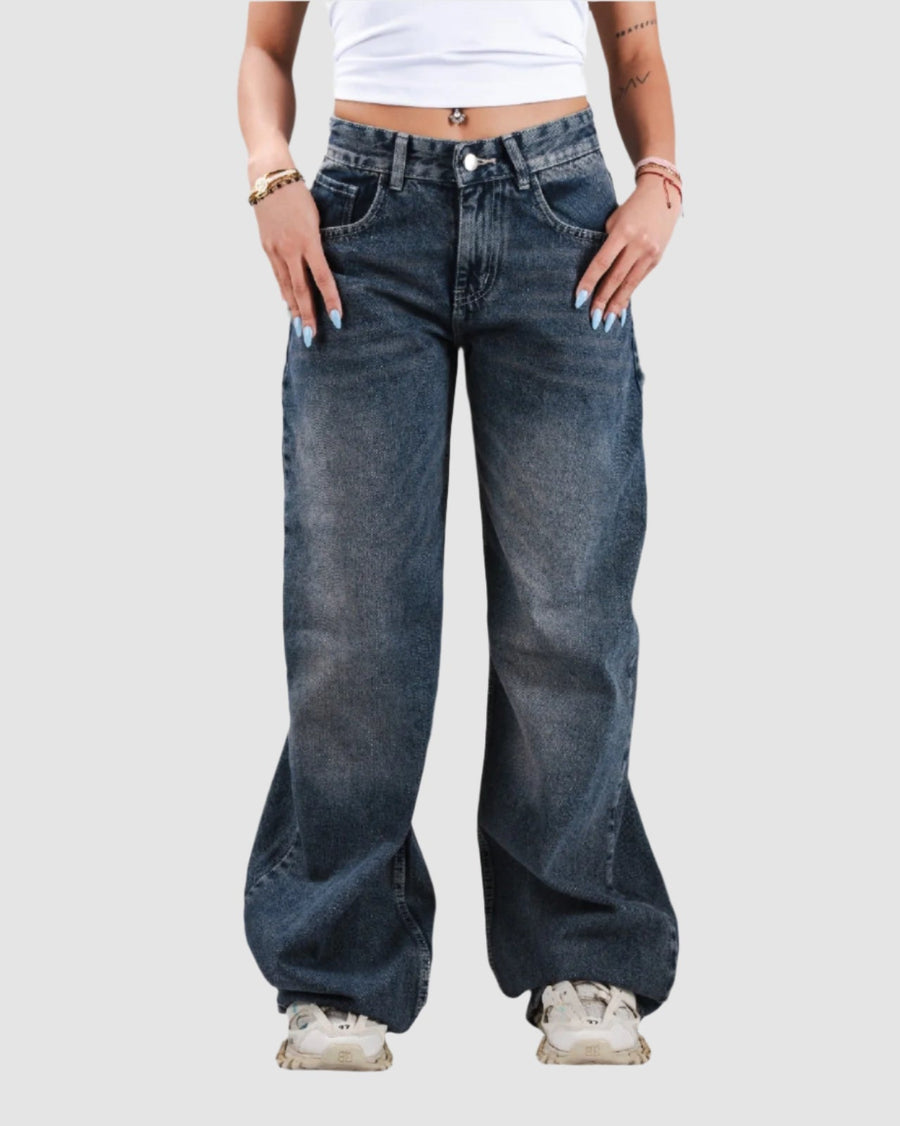 Frenchee Low Waist Baggy Jeans
