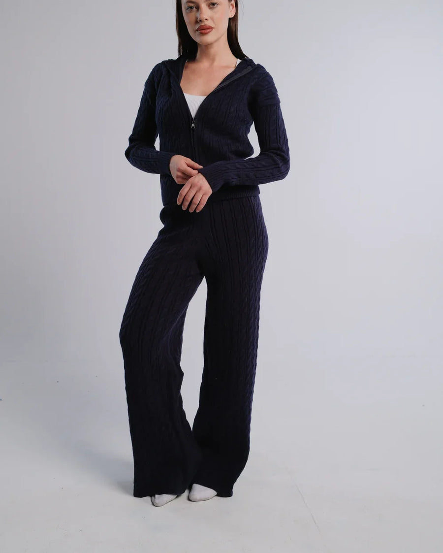 Braided Knit Jacket — EXIT FW26 studio photograph 2
