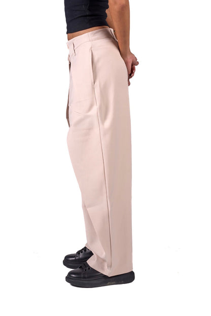 Double buttoned pleated pants