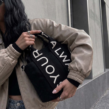 Letters Bag - Black - ORA
