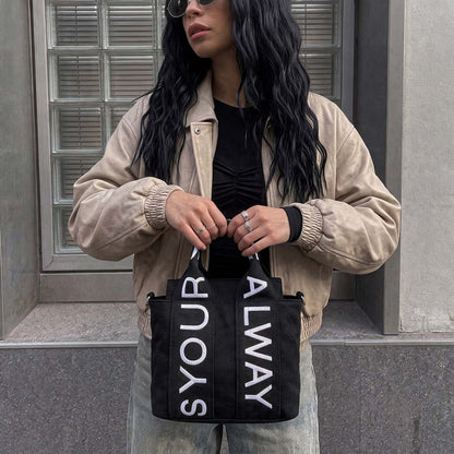 Letters Bag - Black - ORA