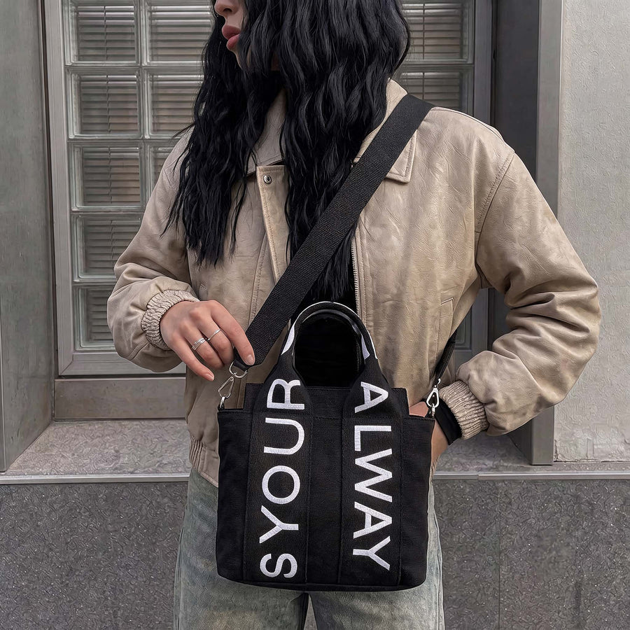 Letters Bag - Black - ORA