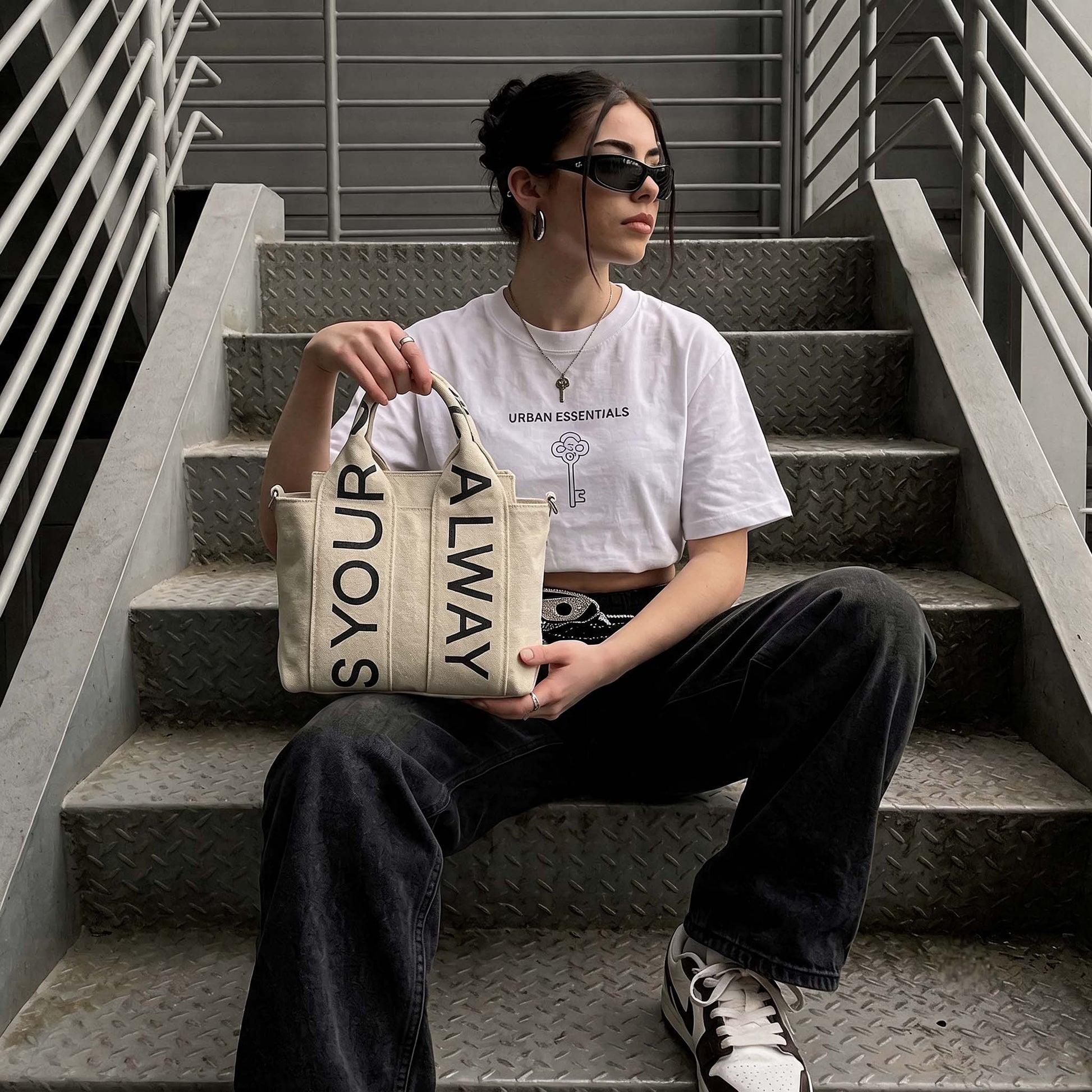 Letter bag off-white - ORA
