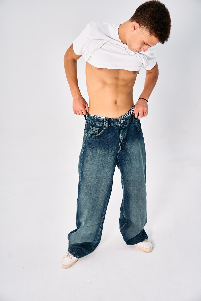 Men's Faded baggy jeans