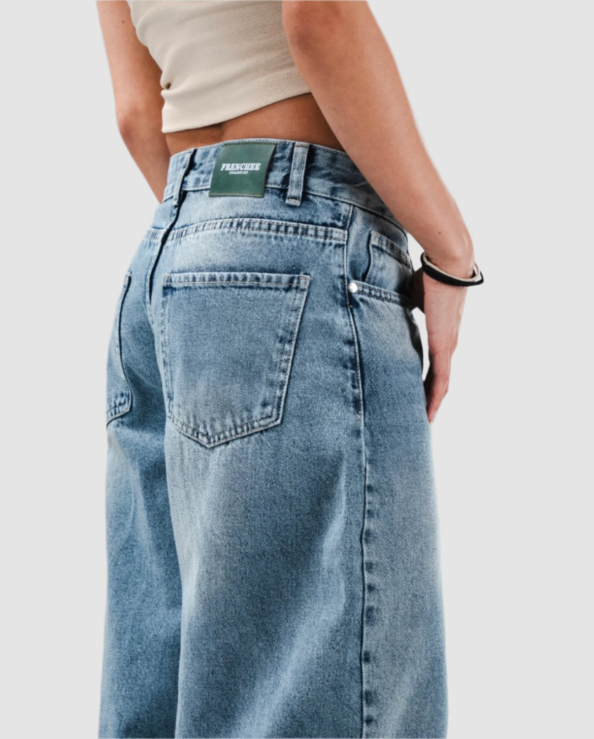 Frenchee Low Waist Baggy Jeans