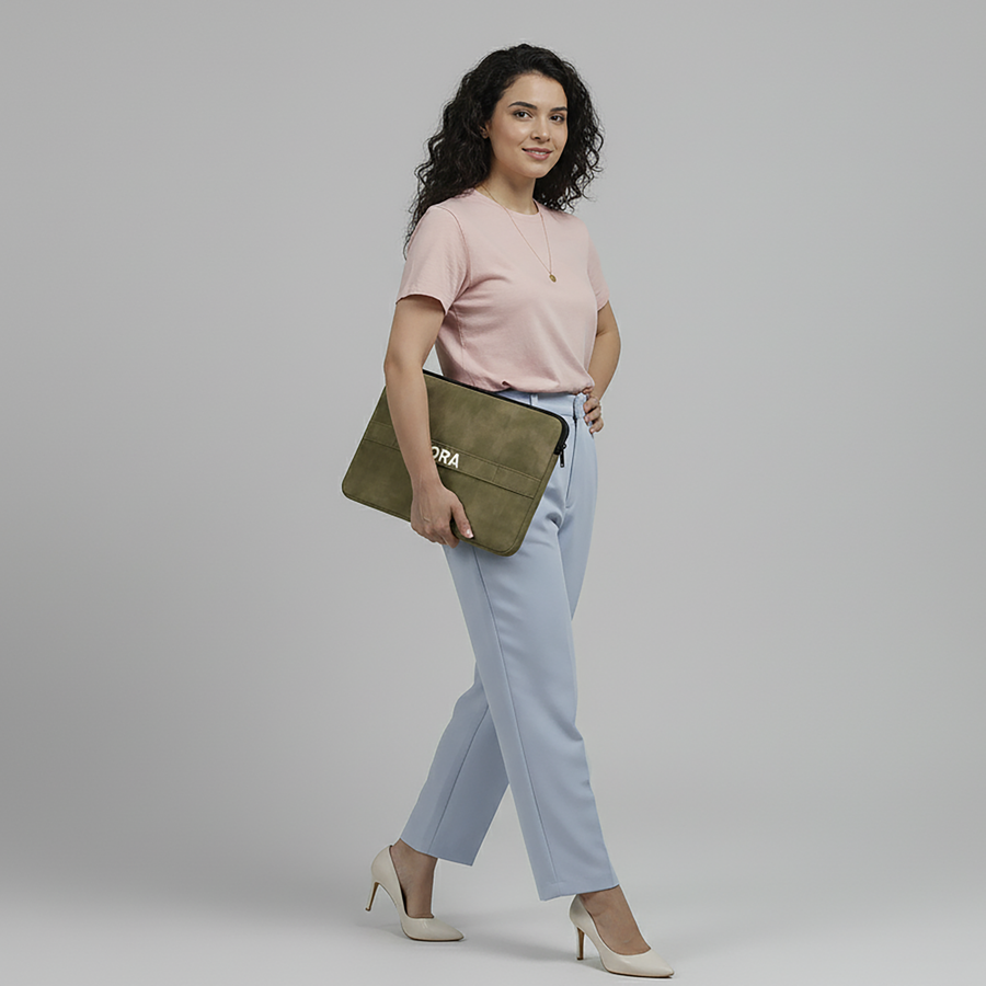 ORA Sentinel Laptop Sleeve in Khaki