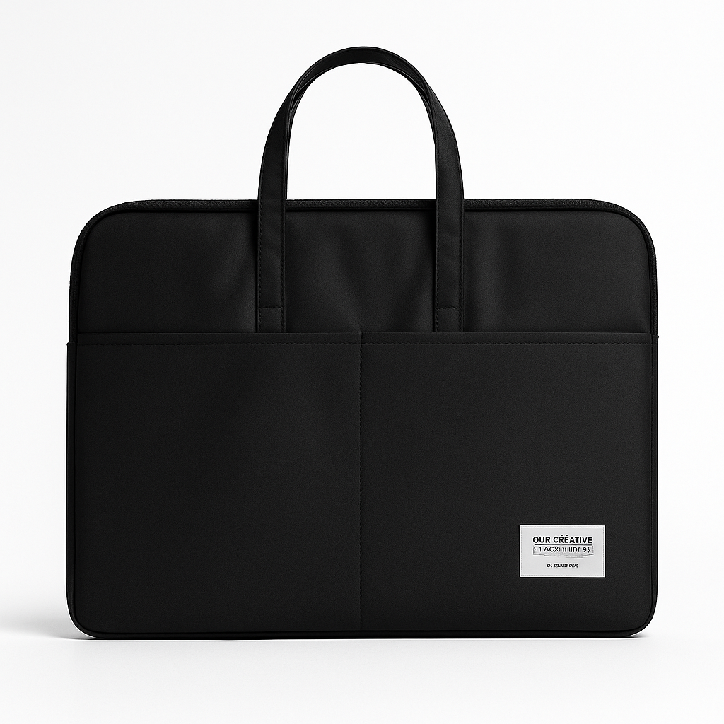 ORA Attache Laptop Bag-Black