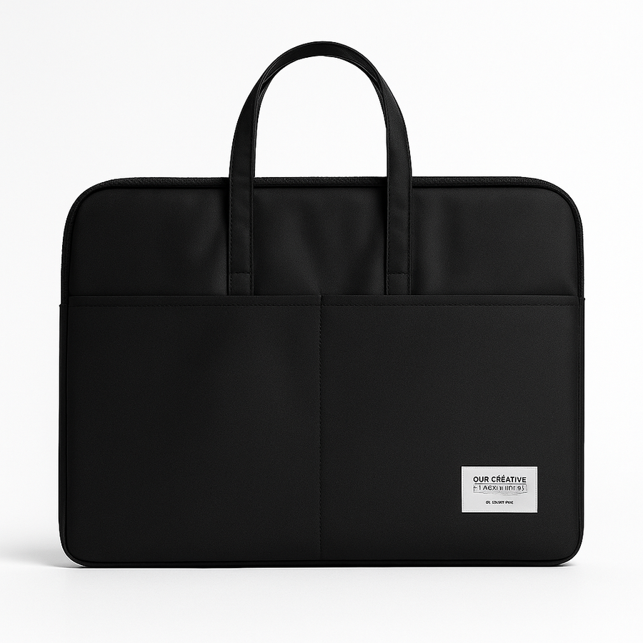 ORA Attache Laptop Bag-Black