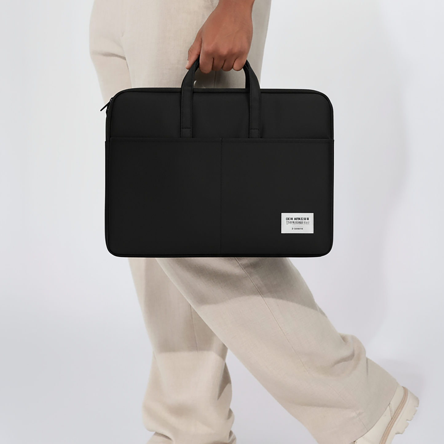 ORA Attache Laptop Bag-Black