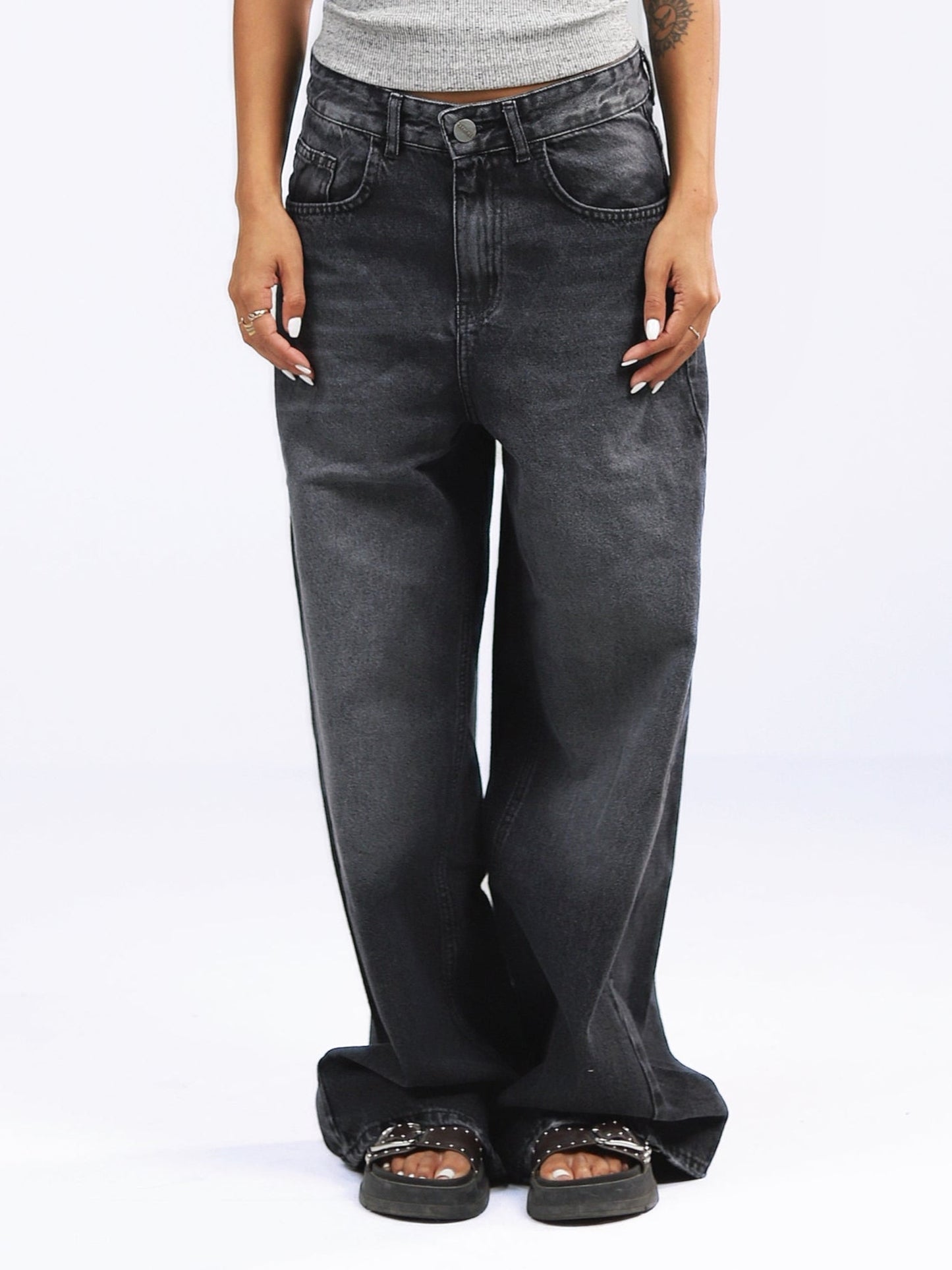 Frenchee Low Waist Baggy Jeans