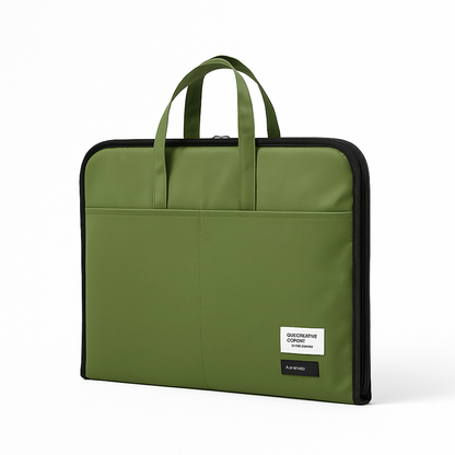 ORA Attache Laptop Bag-olive