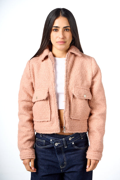 Teddy Pocketed Jacket