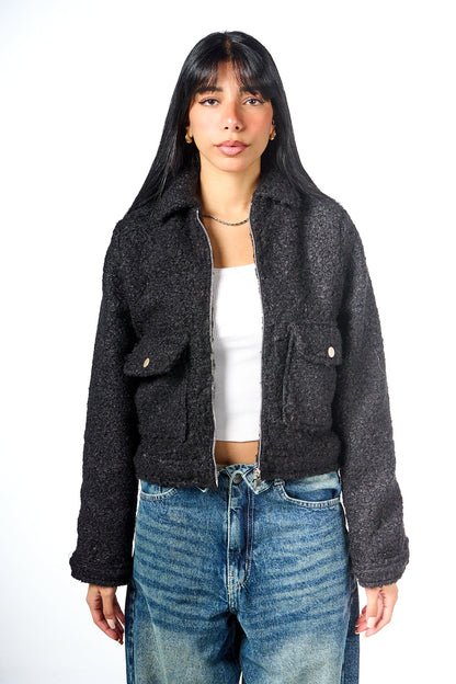 Teddy Pocketed Jacket