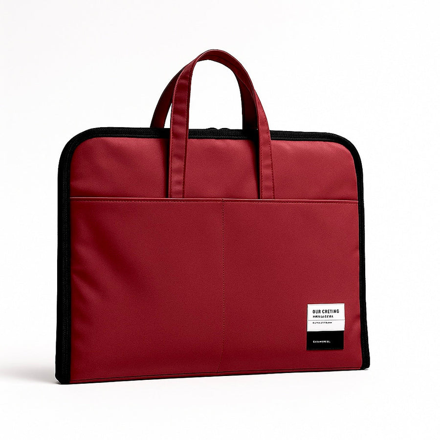 ORA Attache Laptop Bag-berry