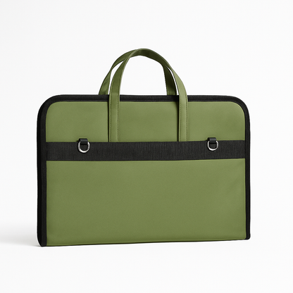 ORA Attache Laptop Bag-olive