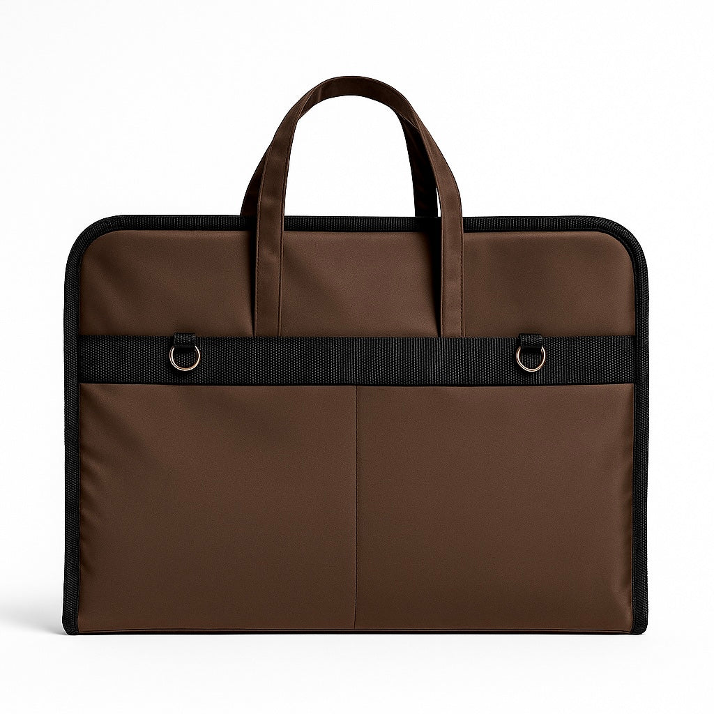 ORA Attache Laptop Bag-Cocoa