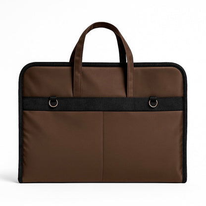 ORA Attache Laptop Bag-Cocoa