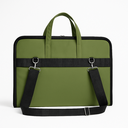 ORA Attache Laptop Bag-olive