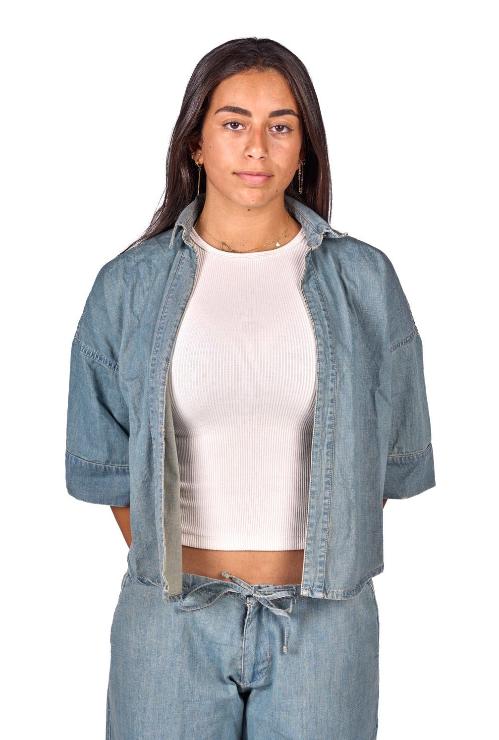 Denim Cardigan