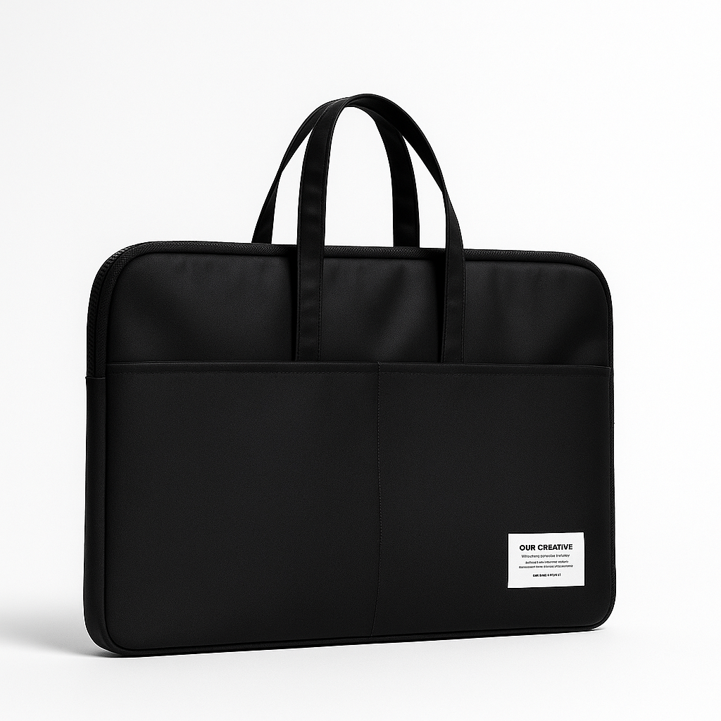 ORA Attache Laptop Bag-Black