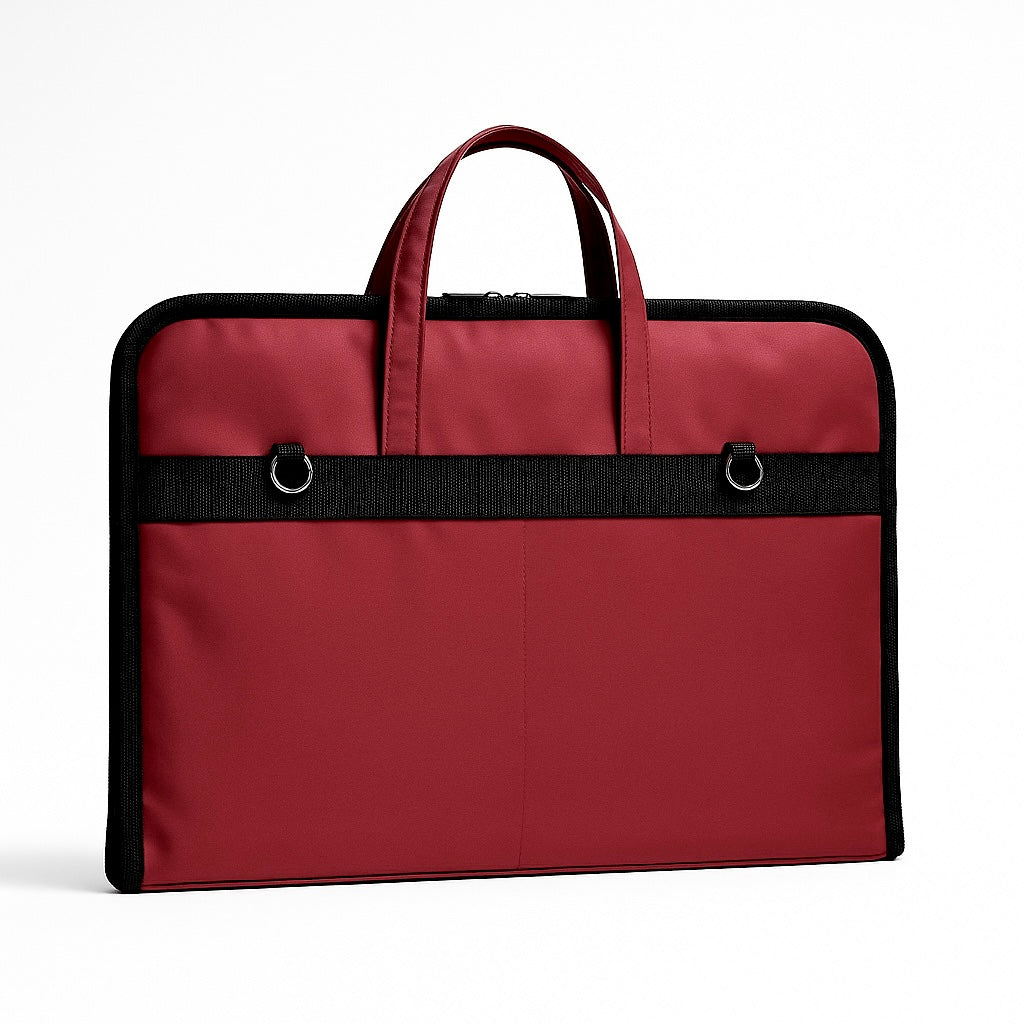 ORA Attache Laptop Bag-berry