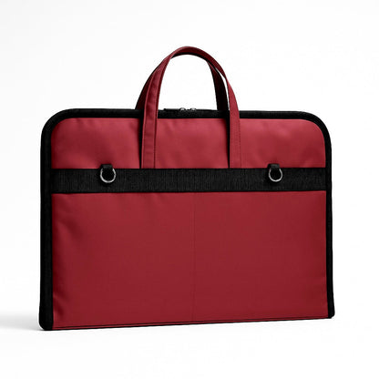 ORA Attache Laptop Bag-berry