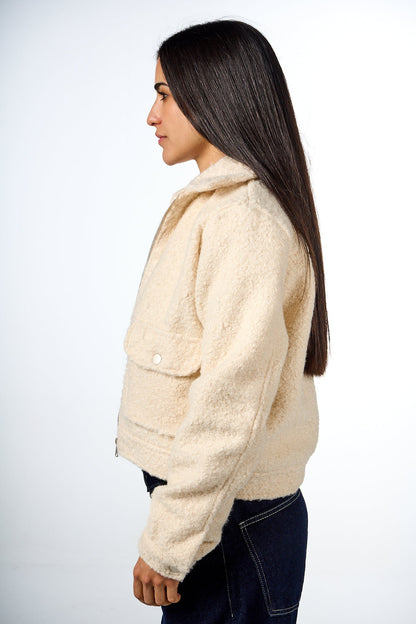 Teddy Pocketed Jacket