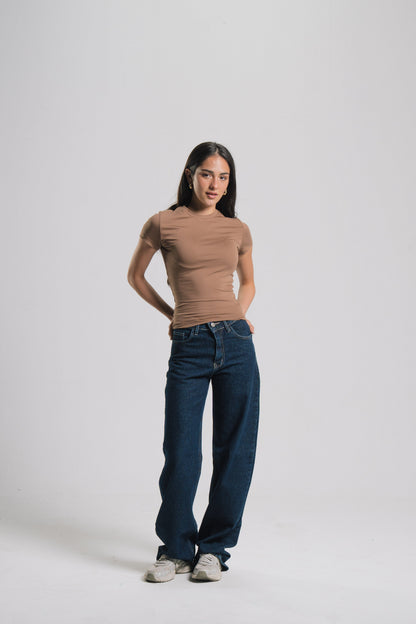 Short Sleeve Contour Top