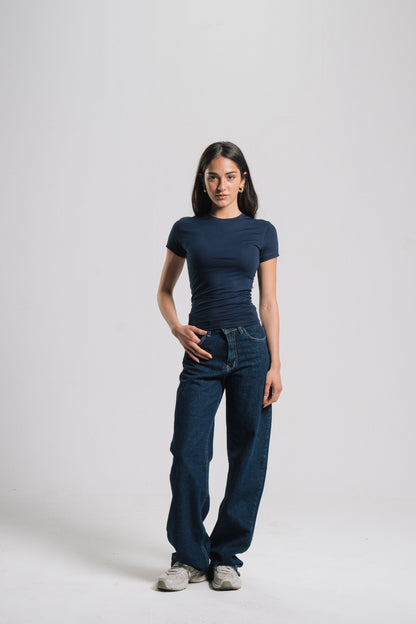 Short Sleeve Contour Top