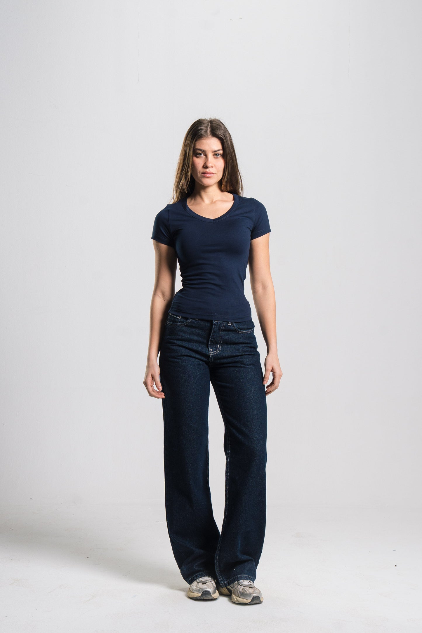 V Neck Contour Top
