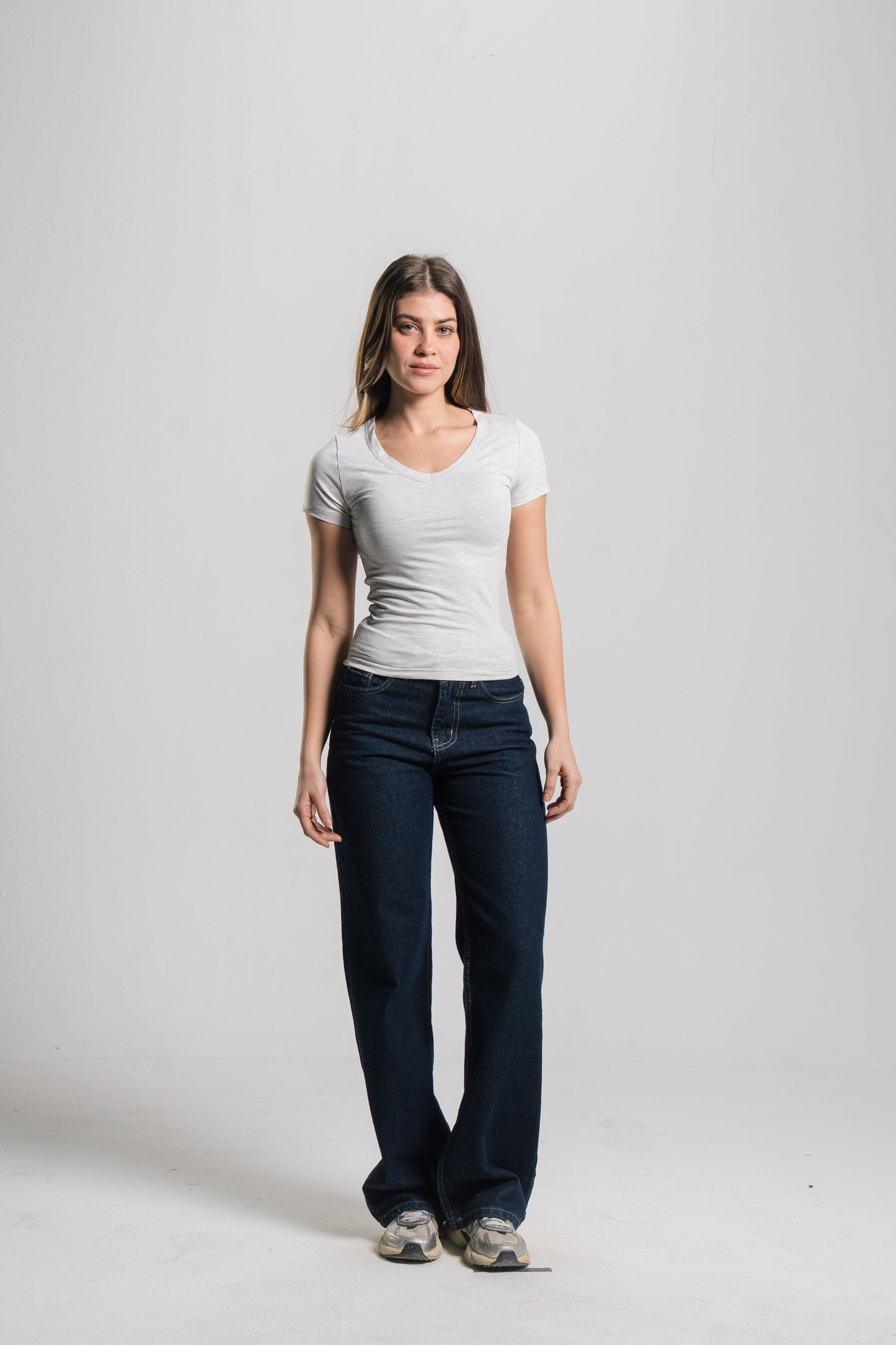 V Neck Contour Top