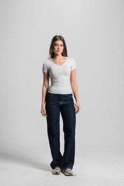 V Neck Contour Top