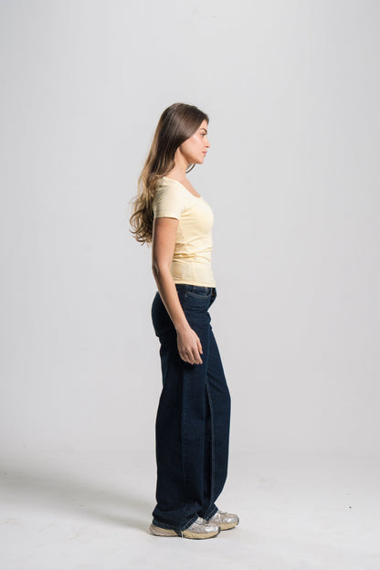 Square Neck Contour Top