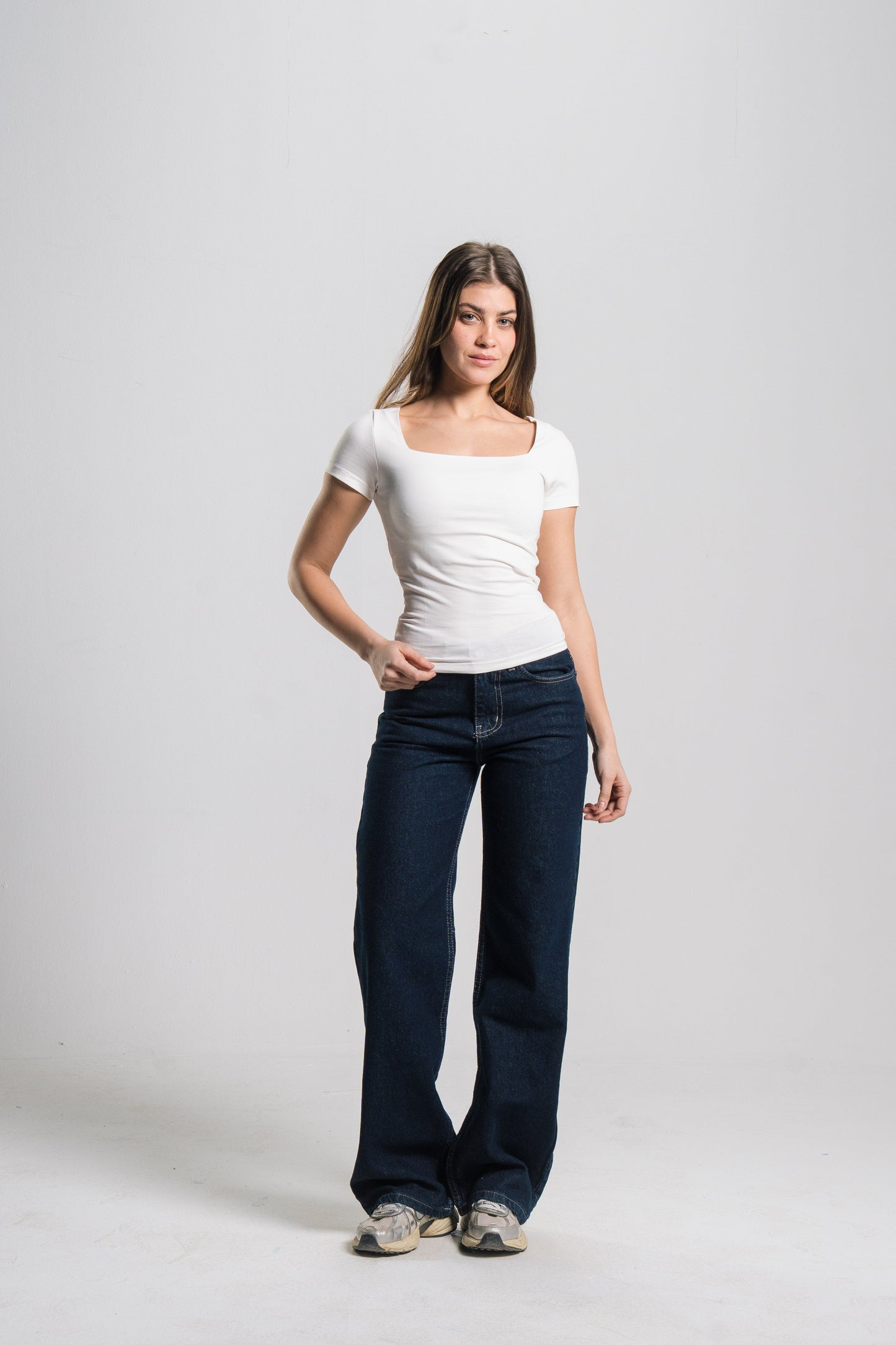 Square Neck Contour Top