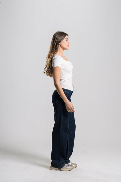 Square Neck Contour Top