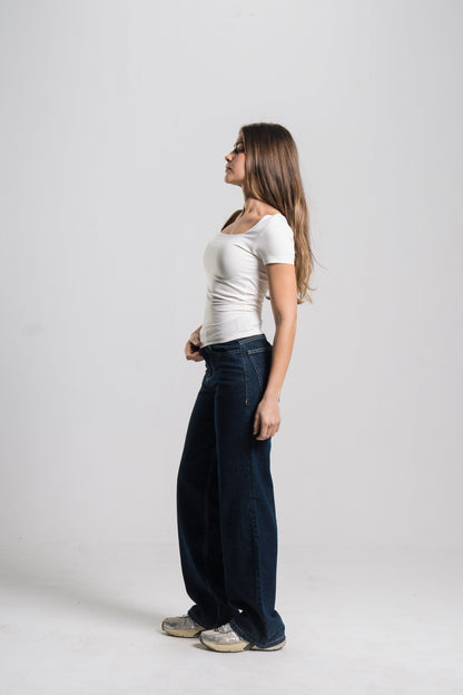 Square Neck Contour Top