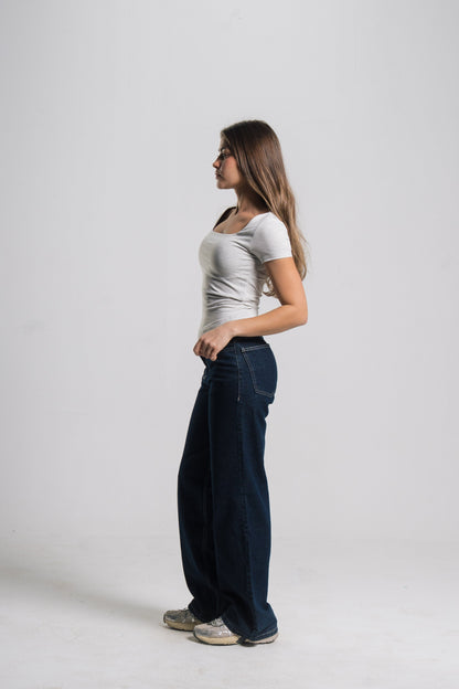 Square Neck Contour Top