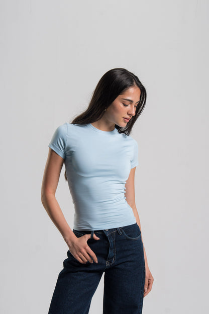 Short Sleeve Contour Top
