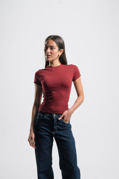 Short Sleeve Contour Top