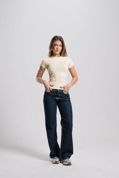 Short Sleeve Contour Top