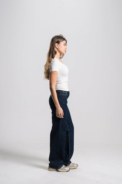 V Neck Contour Top