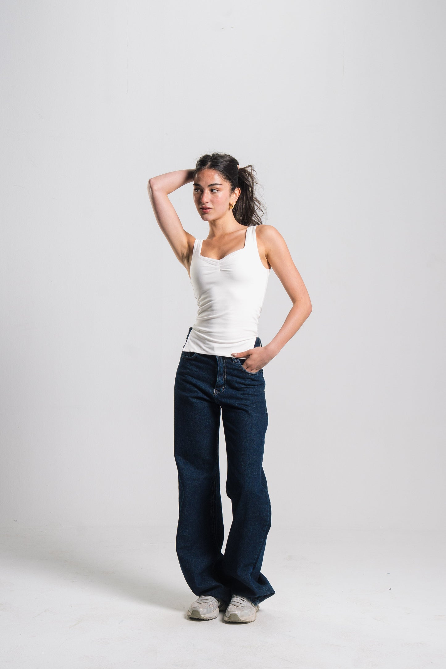 Heart Neckline Tank Top