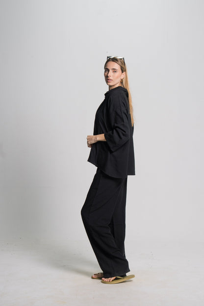 Linen Drawstring Pants