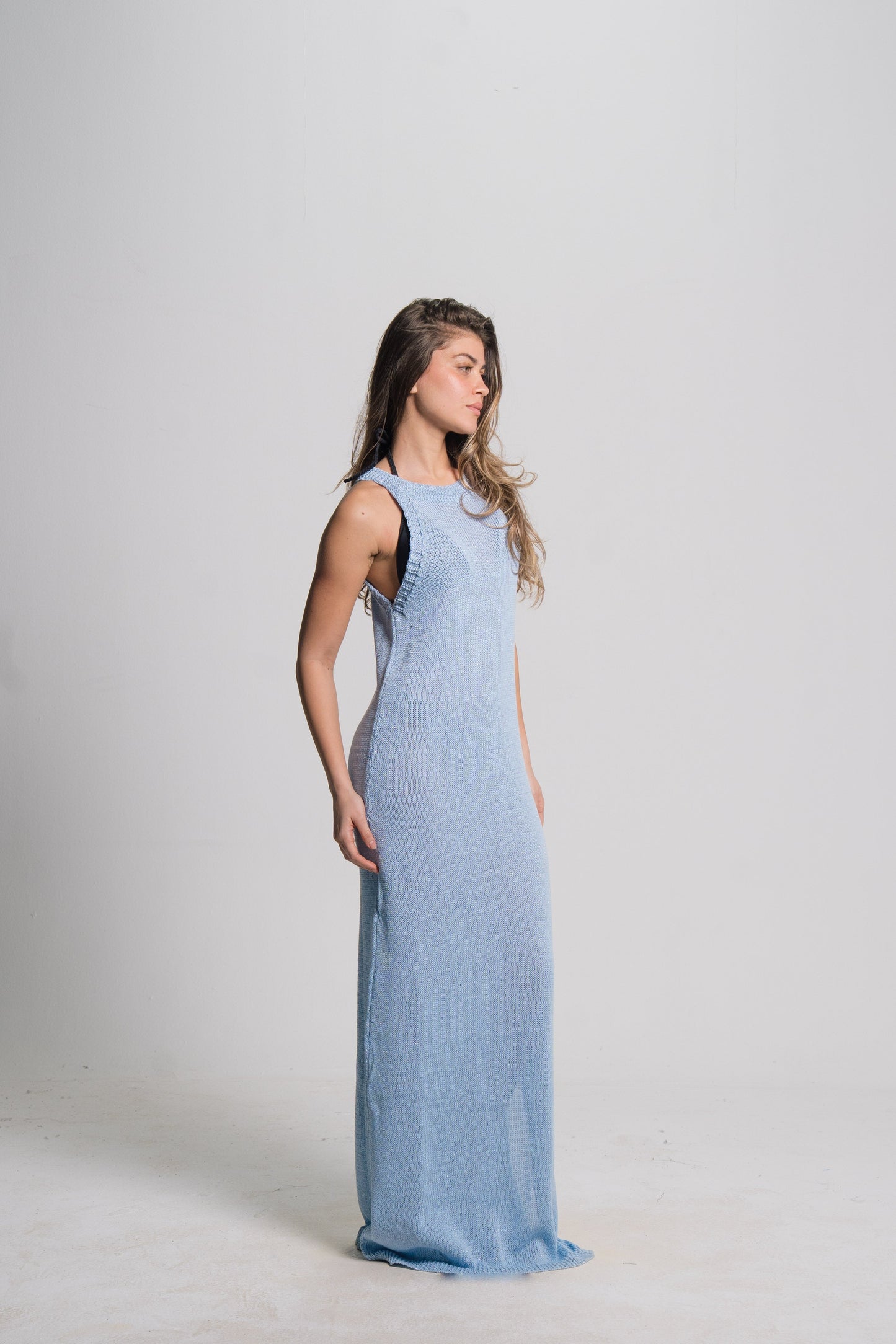 Sheer Knit Dress