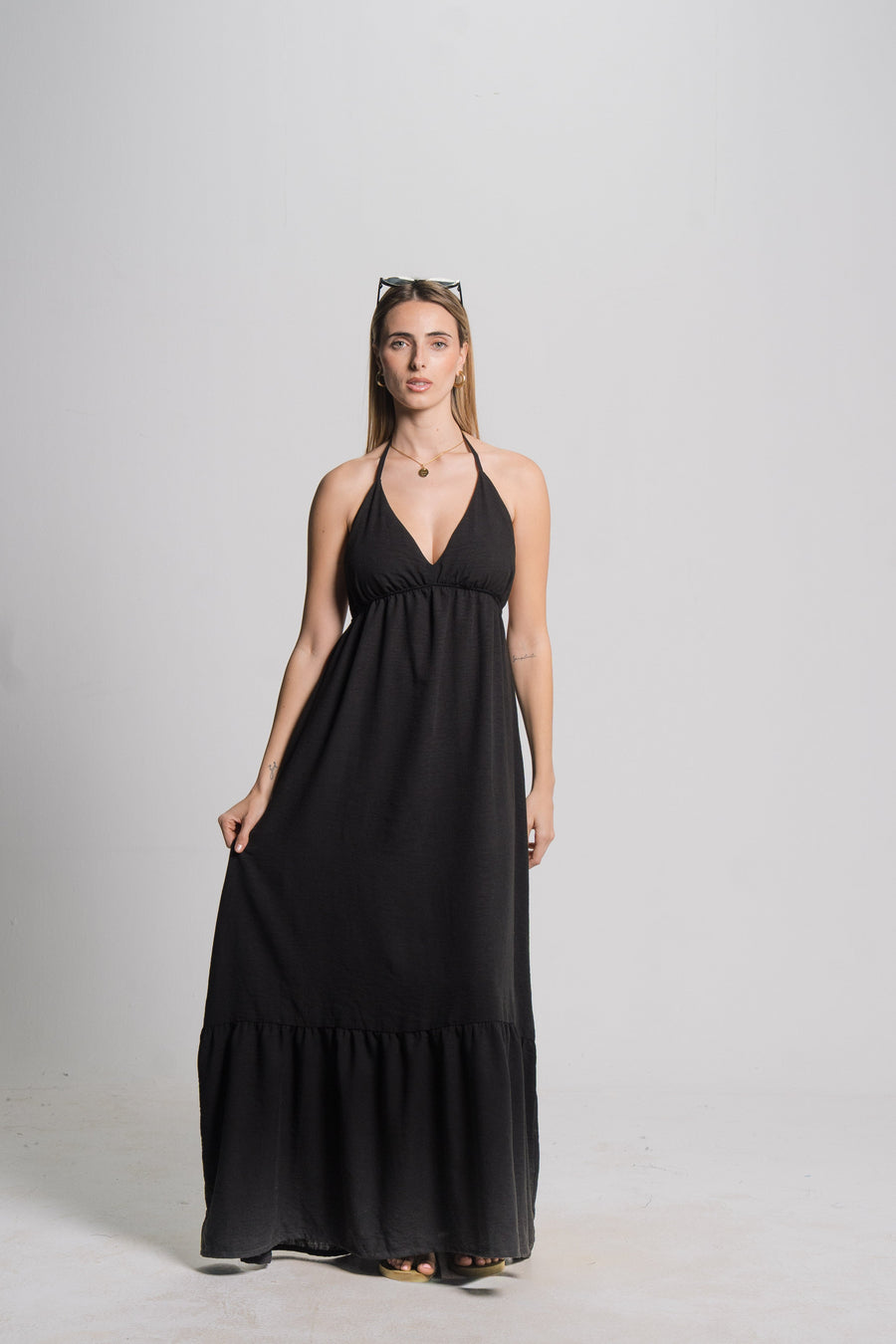 Linen Maxi Dress