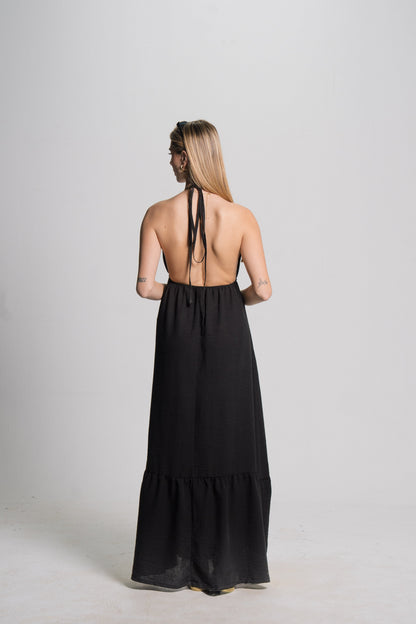 Linen Maxi Dress